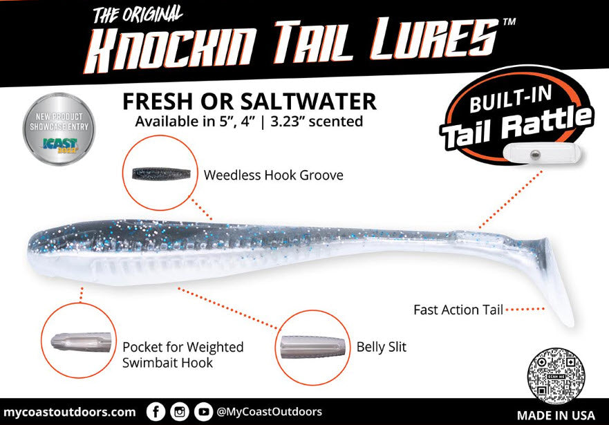 3.25" Baby Trout With Built-In Tail Rattle