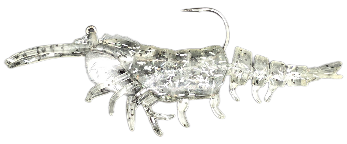 Knockin Shrimp Glass Minnow With Built-In Tail Rattle